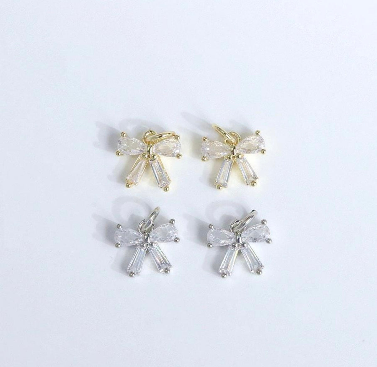 Diamond Bow Charm