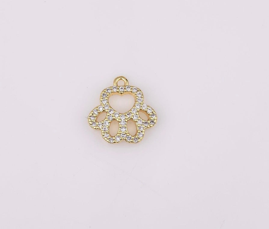 Paw Print Charm